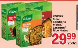 Elite Cash & Carry KNORR Meal Solutions Mince/ Lasagne/ Rice Mates offer
