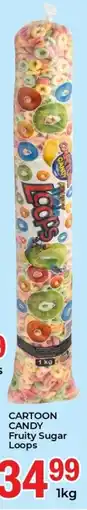 Elite Cash & Carry CARTOON CANDY Fruity Sugar Loops offer