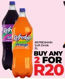 Elite Cash & Carry REFRESHHH Soft Drink offer