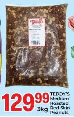 Elite Cash & Carry TEDDY'S Medium Roasted Red Skin Peanuts offer