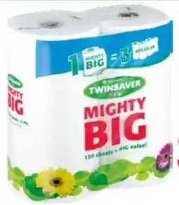 Elite Cash & Carry TWINSAVER Mighty Big Roller Towels 150 Sheets offer
