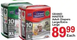 Elite Cash & Carry GRAND MASTER Adult Diapers Large/ Extra Large offer