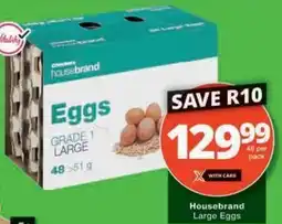 Checkers Hyper Housebrand Large Eggs offer