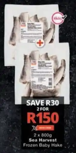 Checkers Hyper Sea Harvest Frozen Baby Hake offer