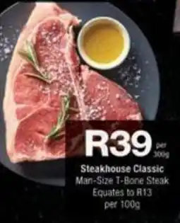 Checkers Hyper Steakhouse Classic Man-Size T-Bone Steak offer