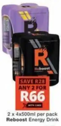 Checkers Hyper Reboost Energy Drink offer