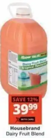 Checkers Hyper Housebrand Dairy Fruit Blend offer