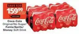 Checkers Hyper Coca-Cola Original/ No Sugar/ Fanta/ Sprite/ Stoney Soft Drink offer