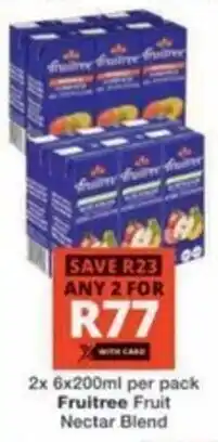 Checkers Hyper Fruitree Fruit Nectar Blend offer