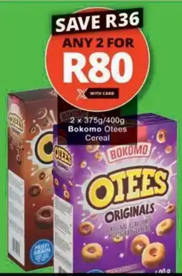 Checkers Hyper Bokomo Otees Cereal offer