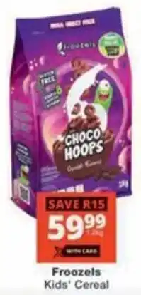 Checkers Hyper Froozels Kids' Cereal offer