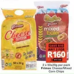 Checkers Hyper Frimax Cheese/ Mixed Corn Chips offer