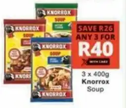 Checkers Hyper Knorrox Soup offer