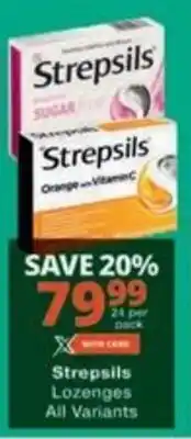 Checkers Hyper Strepsils Lozenges All Variants offer
