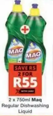 Checkers Hyper Maq Regular Dishwashing Liquid offer