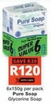 Checkers Hyper Pure Soap Glycerine Soap offer