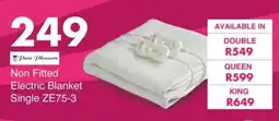 Save Hyper Pure Pleasure Non Fitted Electric Blanket Single offer