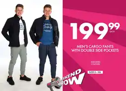 Save Hyper Men's Cargo Pants With Double Side Pockets offer