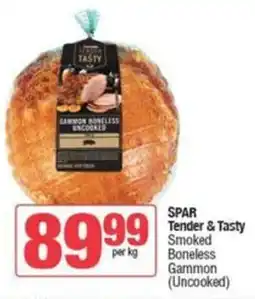 SuperSpar SPAR Tender & Tasty Smoked Boneless Gammon offer