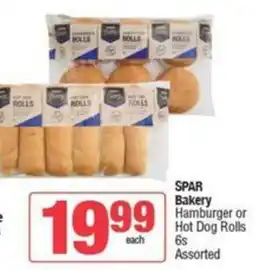 SuperSpar SPAR Bakery Hamburger or Hot Dog Rolls Assorted offer