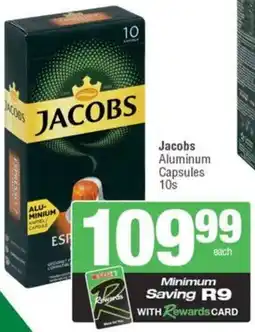 SuperSpar Jacobs Aluminum Capsules offer