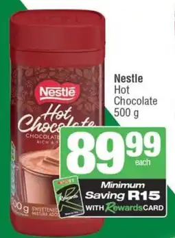 SuperSpar Nestle Hot Chocolate offer