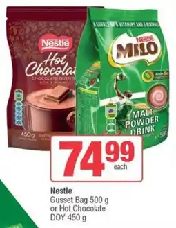 SuperSpar Nestle Gusset Bag or Hot Chocolate offer