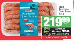 SuperSpar SPAR Argentinian Queen Prawns offer