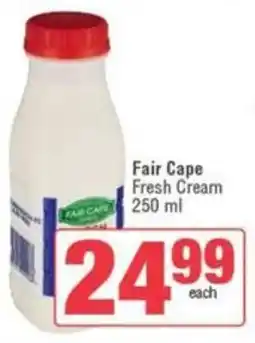 SuperSpar Fair Cape Fresh Cream offer