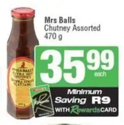 SuperSpar Mrs Balls Chutney Assorted offer
