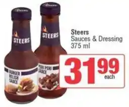 SuperSpar Steers Sauces & Dressing offer
