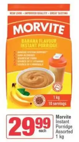 SuperSpar Morvite Instant Porridge Assorted offer