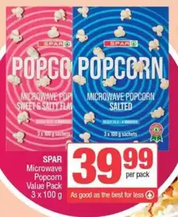 SuperSpar SPAR Microwave Popcorn Value Pack offer