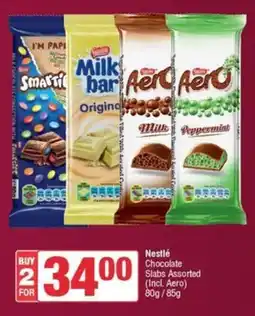 SuperSpar Nestlé Chocolate Slabs Assorted offer