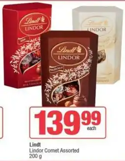 SuperSpar Lindt Lindor Cornet Assorted offer