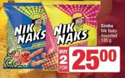 SuperSpar Simba Nik Naks Assorted offer