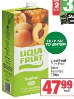 SuperSpar Liqui-Fruit Pure Fruit Juice Assorted offer