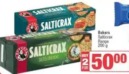 SuperSpar Bakers Salticrax Range offer