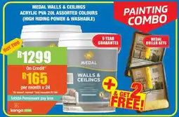 Boxer MEDAL WALLS & CEILINGS ACRYLIC PVA 20L ASSORTED COLOURS offer
