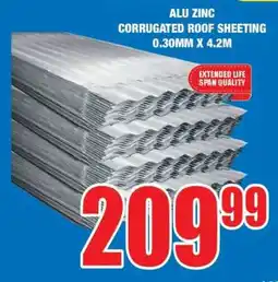 Boxer ALU ZINC CORRUGATED ROOF SHEETING offer