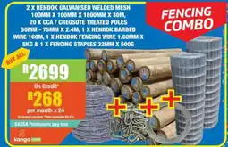 Boxer Fencing Combo offer