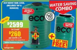 Boxer ECO WATER TANK 2450L (INCLUDES TAP & REDUCER) offer