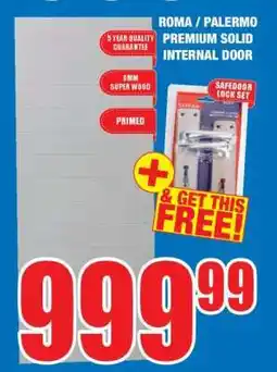 Boxer ROMA / PALERMO PREMIUM SOLID INTERNAL DOOR offer