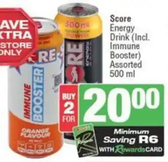 SuperSpar Score Energy Drink Assorted offer