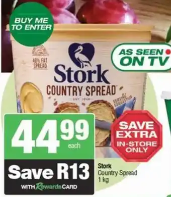 SuperSpar Stork Country Spread offer