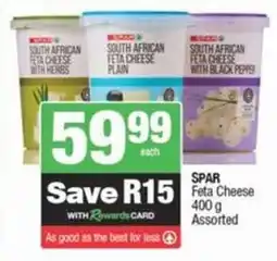 SuperSpar SPAR Feta Cheese Assorted offer