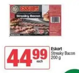 SuperSpar Eskort Streaky Bacon offer