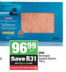 SuperSpar SPAR Norwegian Smoked Salmon offer