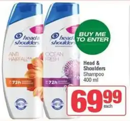 SuperSpar Head & Shoulders Shampoo offer