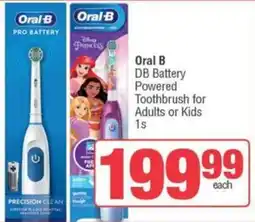 SuperSpar Oral B DB Battery Powered Toothbrush for Adults or Kids offer